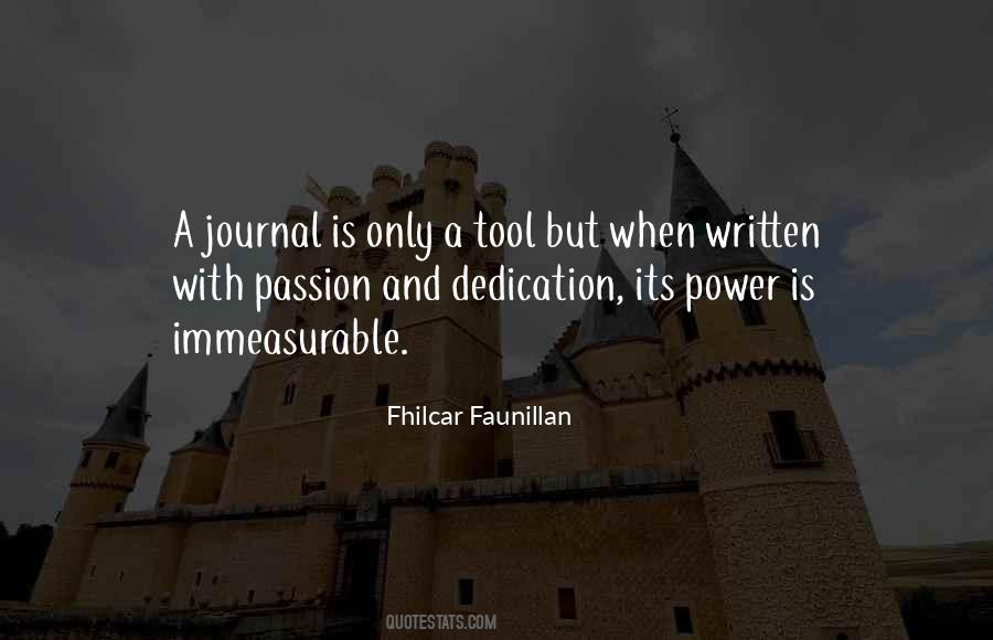 Passion And Dedication Quotes #374047