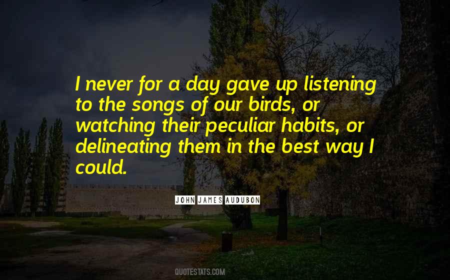 Quotes About Birds Songs #1251595