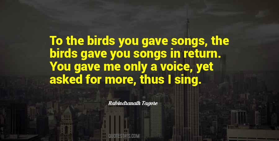 Quotes About Birds Songs #1811781