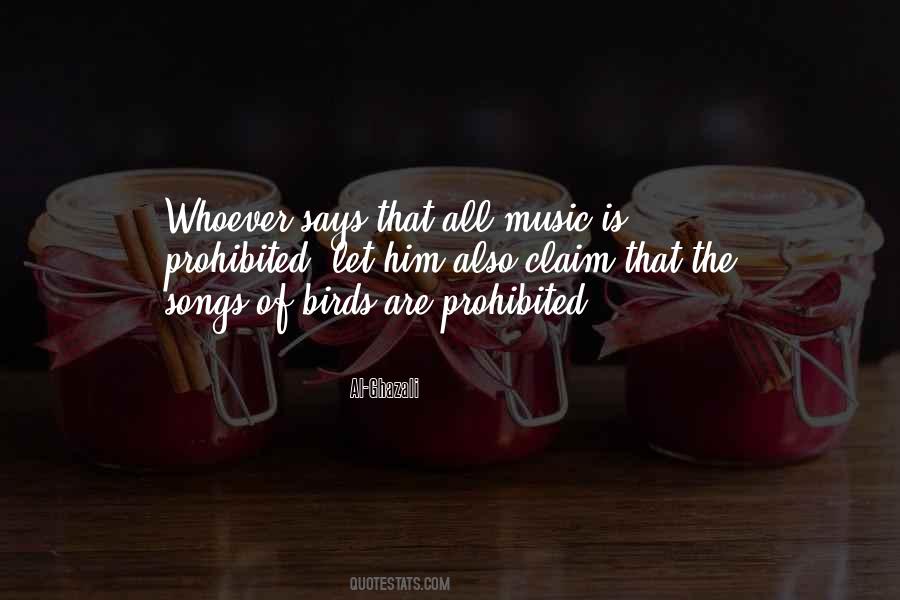 Quotes About Birds Songs #769764