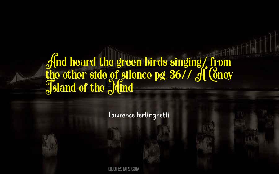 Quotes About Birds Singing #83294