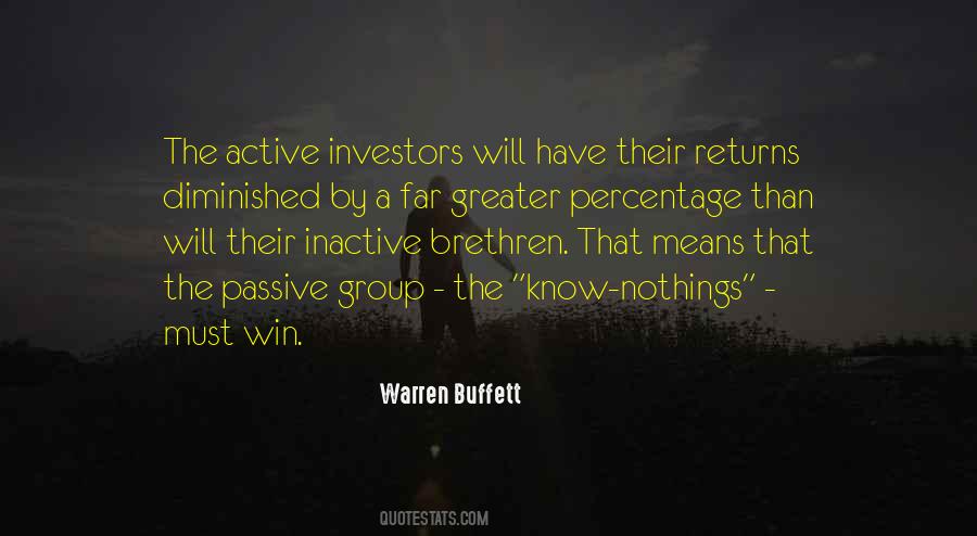 Passive Investing Quotes #400275