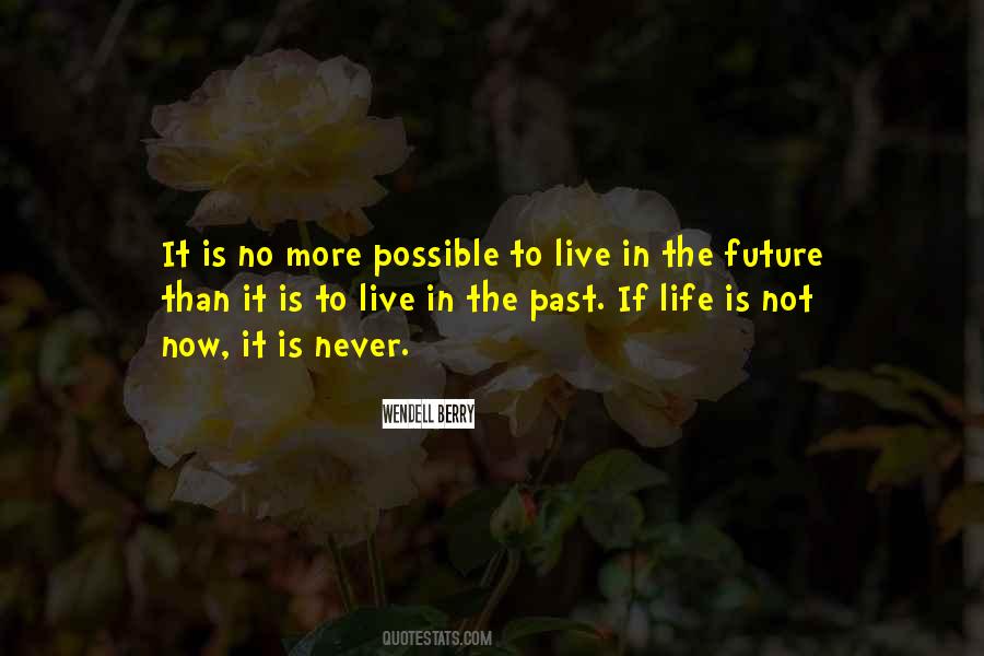 Past In The Future Quotes #16683