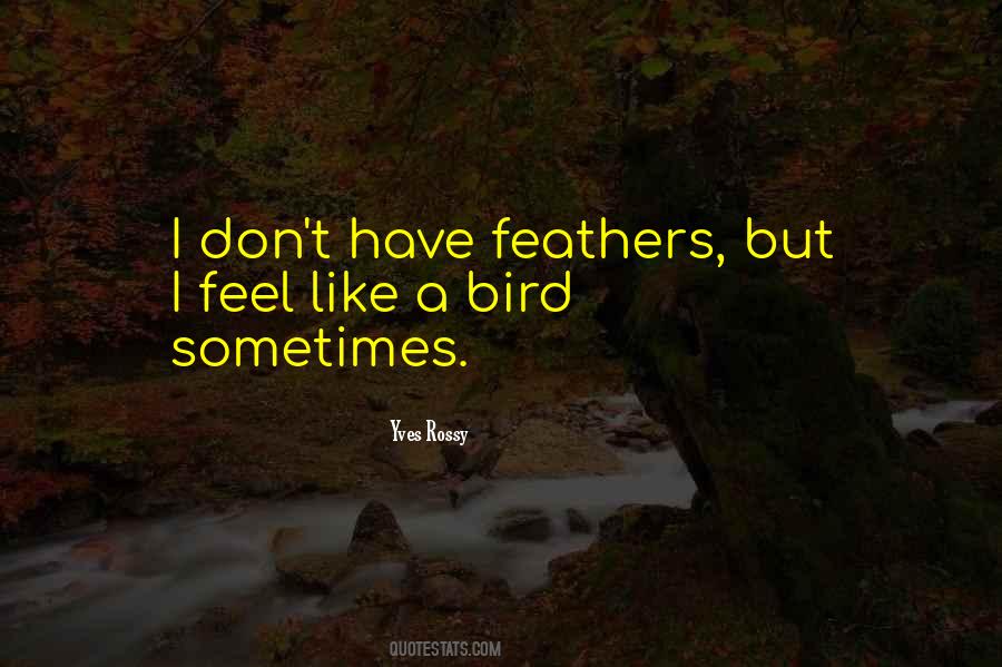 Quotes About Bird Feathers #830927