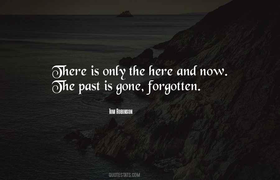 Past Is Forgotten Quotes #1666394