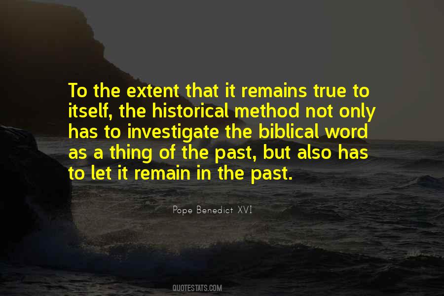 Past Remains Quotes #234710