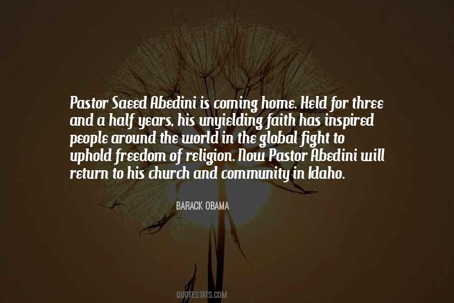 Pastor Saeed Abedini Quotes #34698