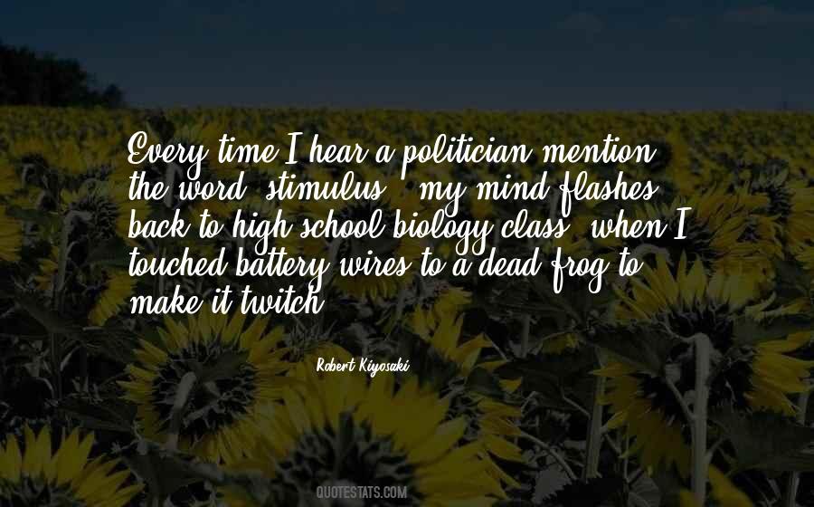 Quotes About Biology Class #1129111