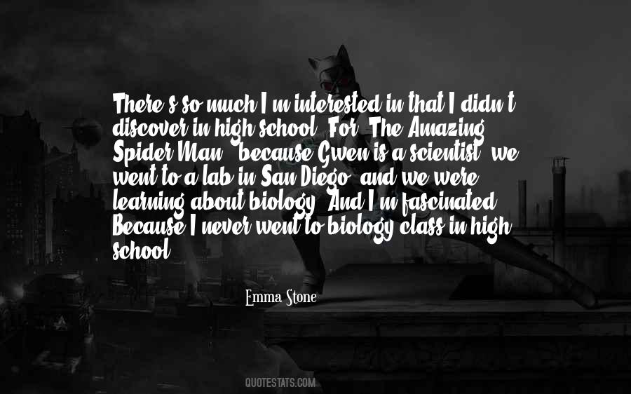 Quotes About Biology Class #1763263