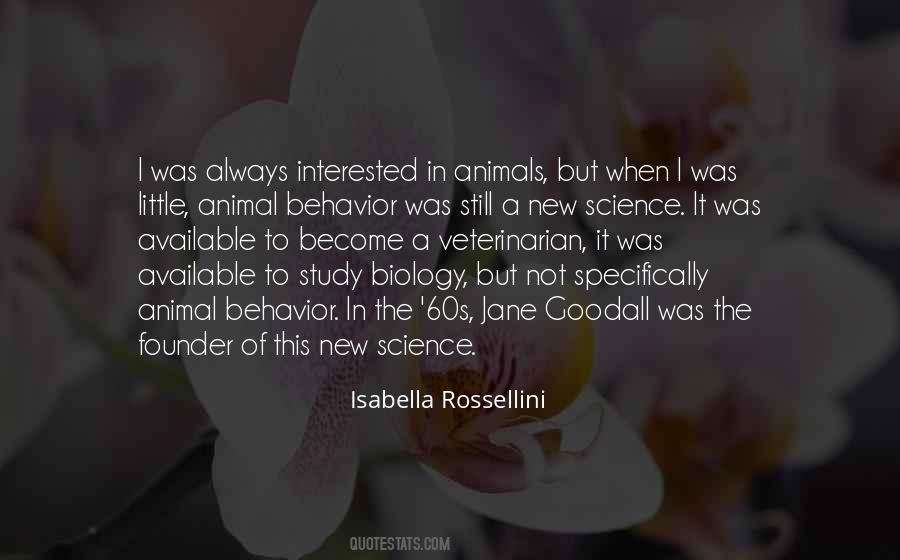 Quotes About Biology Animals #1797498