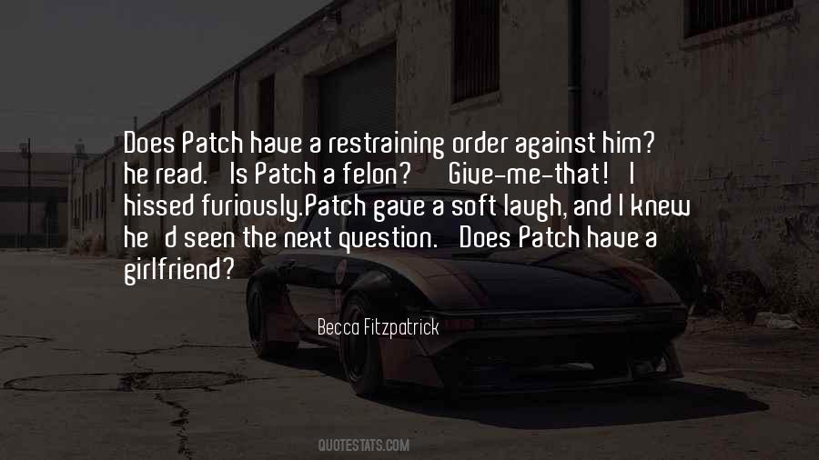 Patch And Nora Quotes #673592