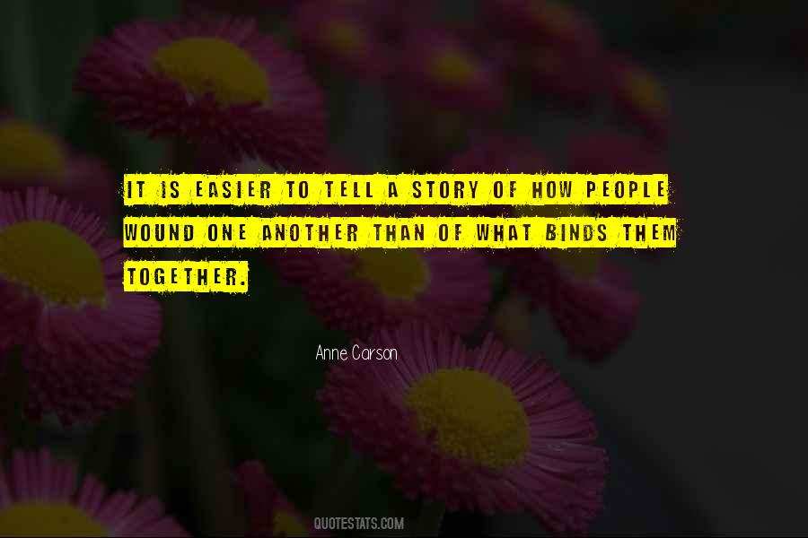 Quotes About Binds #1009725