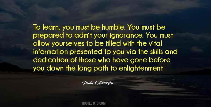 Path To Enlightenment Quotes #414343