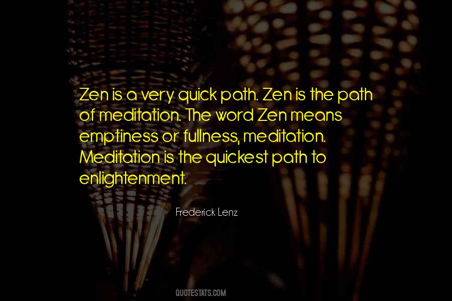 Path To Enlightenment Quotes #613799