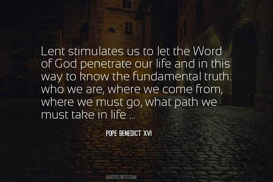 Path To God Quotes #77019
