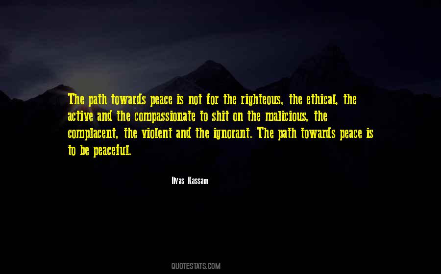Path To Peace Quotes #1080914