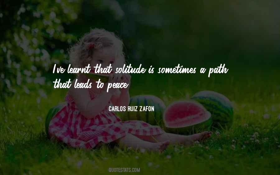 Path To Peace Quotes #1142197