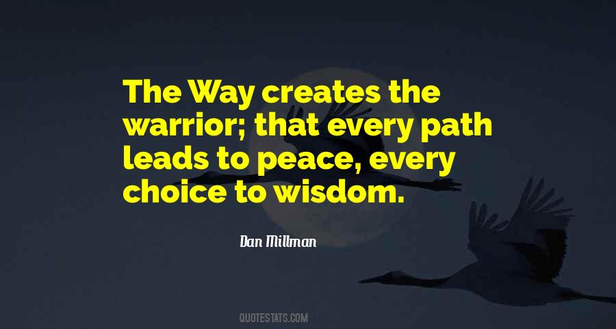 Path To Peace Quotes #1262300