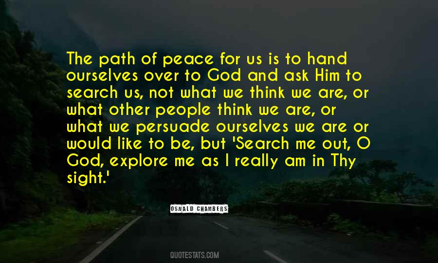 Path To Peace Quotes #1266932