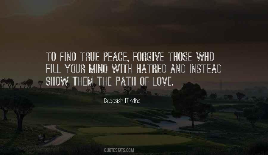 Path To Peace Quotes #144273
