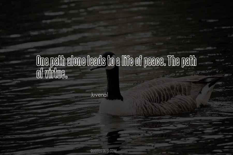 Path To Peace Quotes #1595107