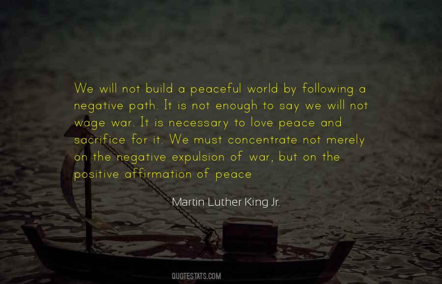 Path To Peace Quotes #35976