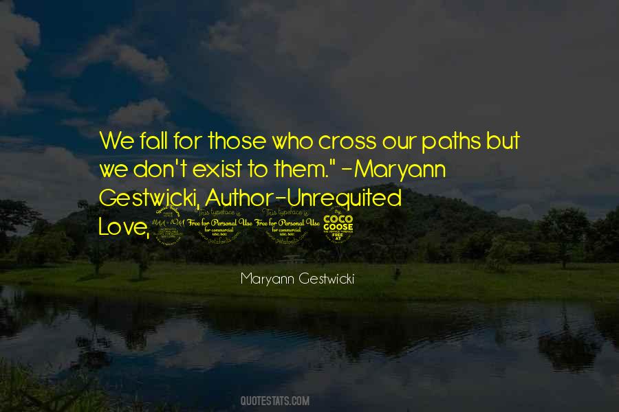 Paths Cross Quotes #32175