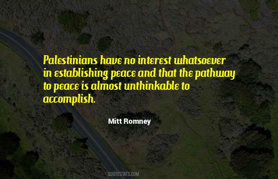 Pathway To Peace Quotes #998854