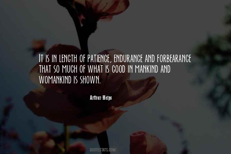 Patience And Endurance Quotes #1587664