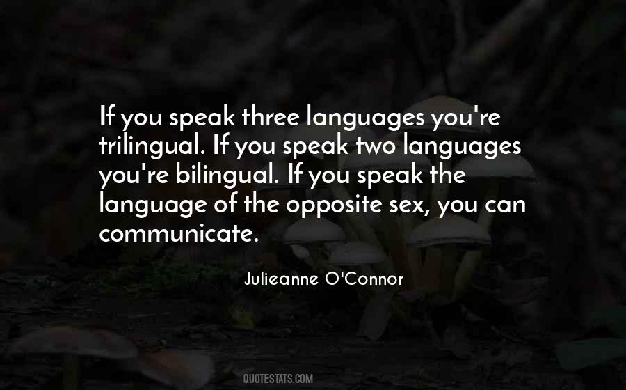 Quotes About Bilingual Language #637295