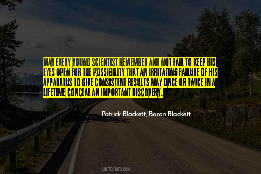 Patrick Blackett Quotes #581445