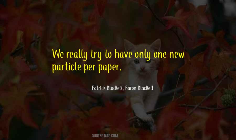 Patrick Blackett Quotes #673805