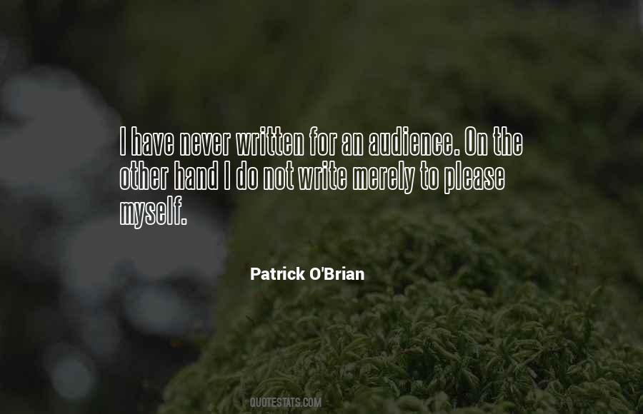 Patrick O'connell Quotes #609900