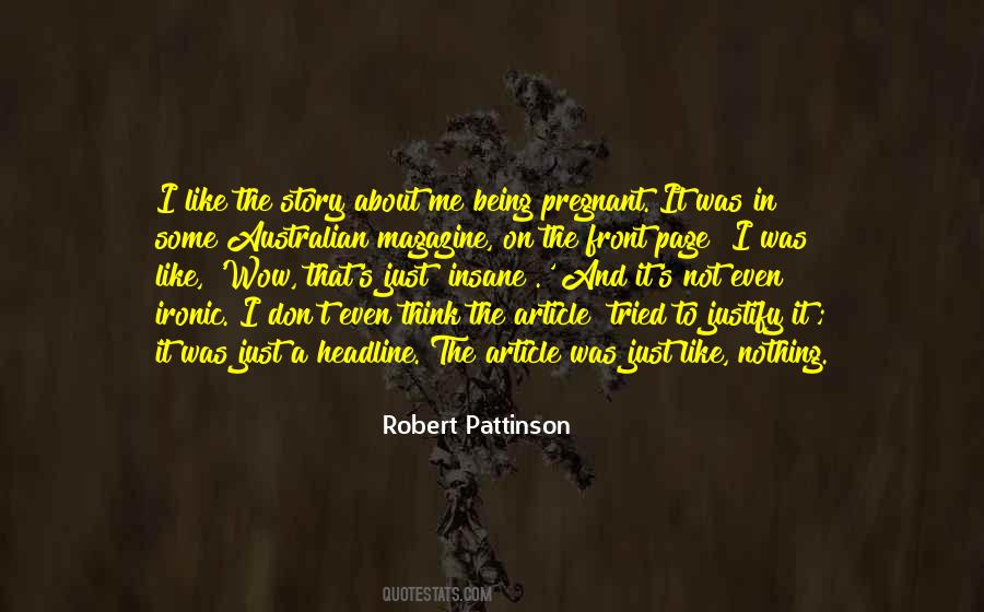 Pattinson Quotes #122111