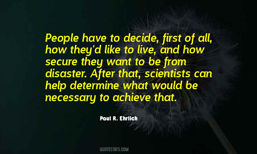 Paul Ehrlich Quotes #262155