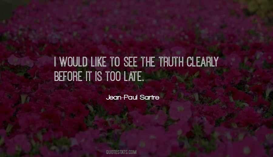 Paul Sartre Quotes #115680