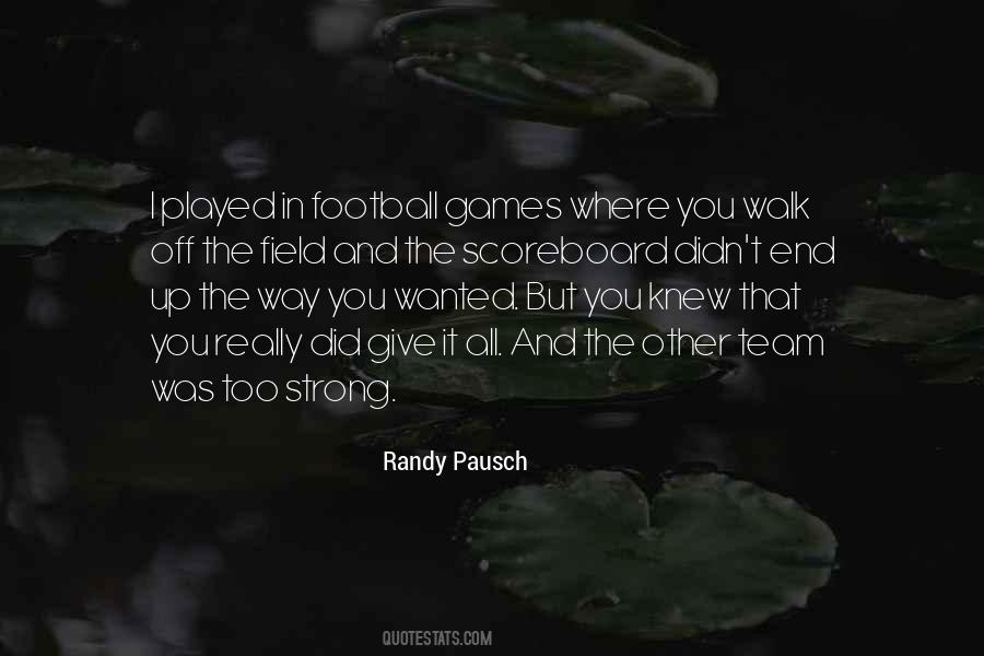 Pausch Quotes #742550