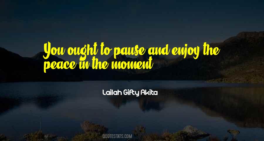 Pause And Enjoy Life Quotes #1634001