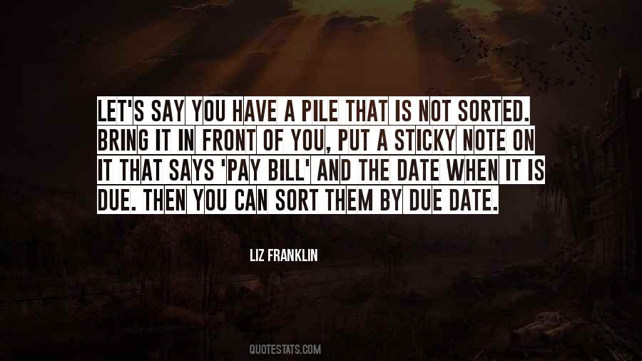 Pay Bill Quotes #688977