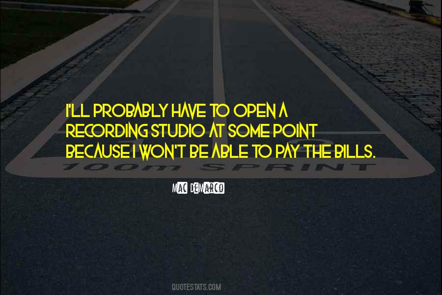 Pay Bills Quotes #475519