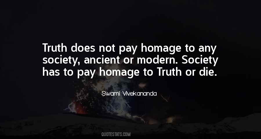 Pay Homage Quotes #1299865