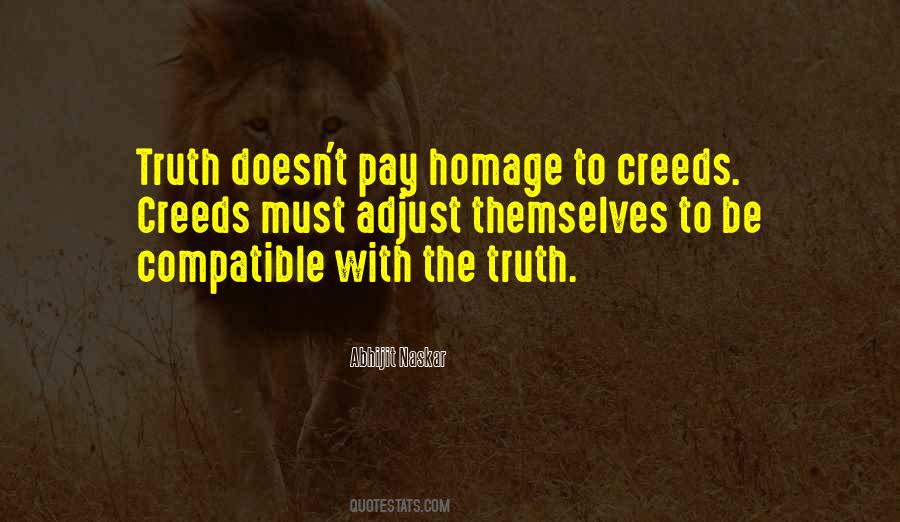 Pay Homage Quotes #1438704