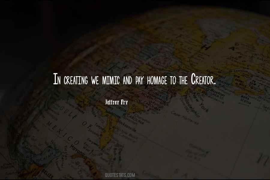 Pay Homage Quotes #254569