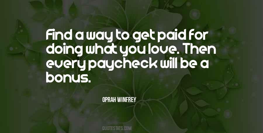 Paycheck Quotes #1259990