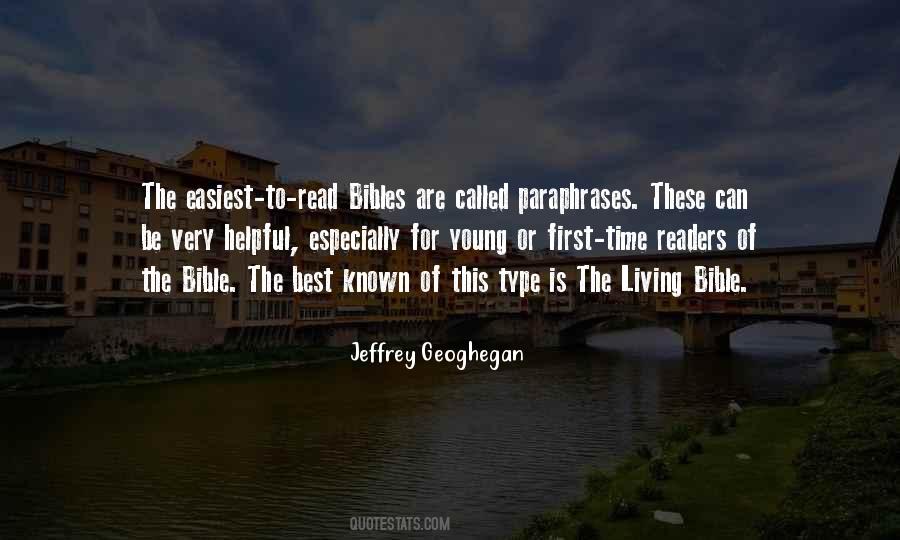 Quotes About Bibles #1739472