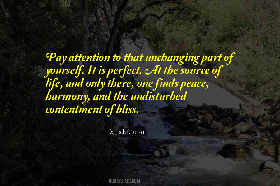 Peace And Contentment Quotes #1534935