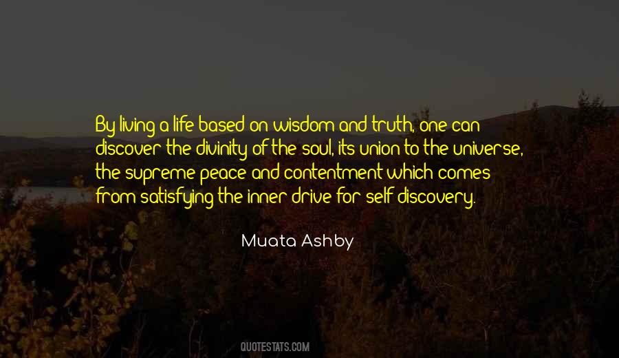 Peace And Contentment Quotes #227715