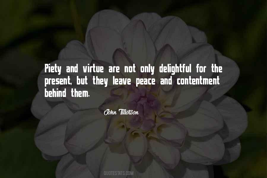 Peace And Contentment Quotes #339608