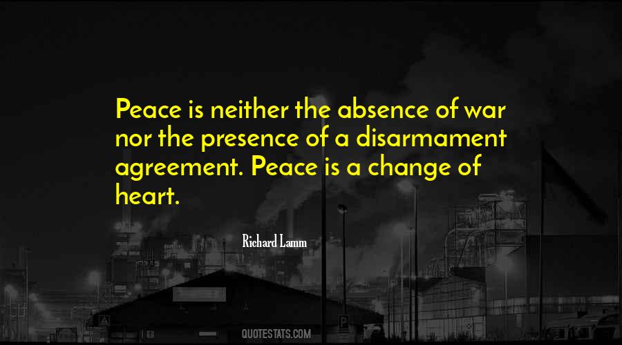 Peace And Disarmament Quotes #185632