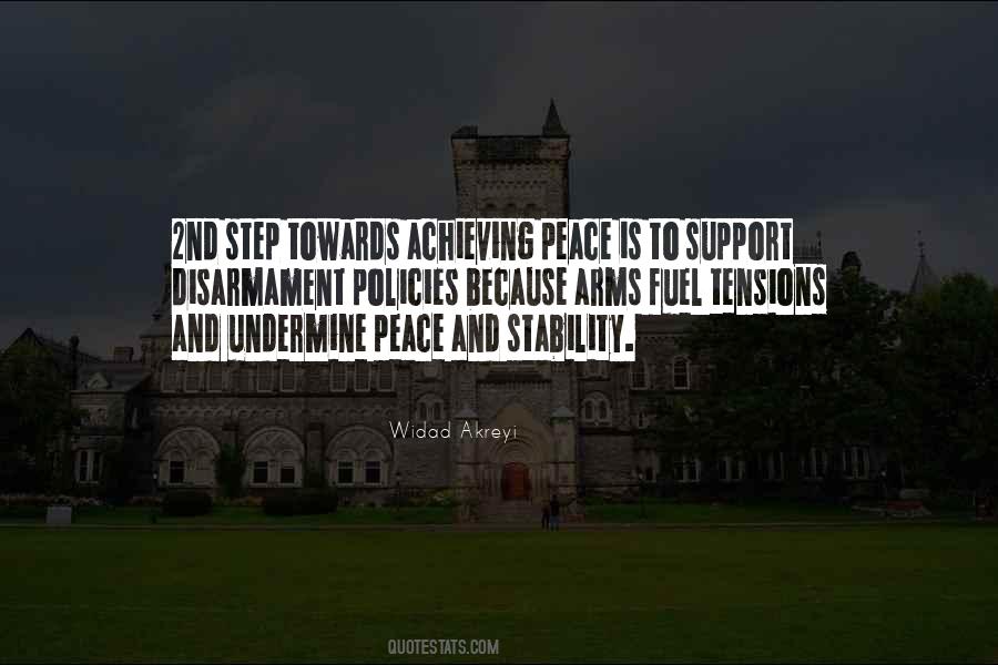 Peace And Disarmament Quotes #41321